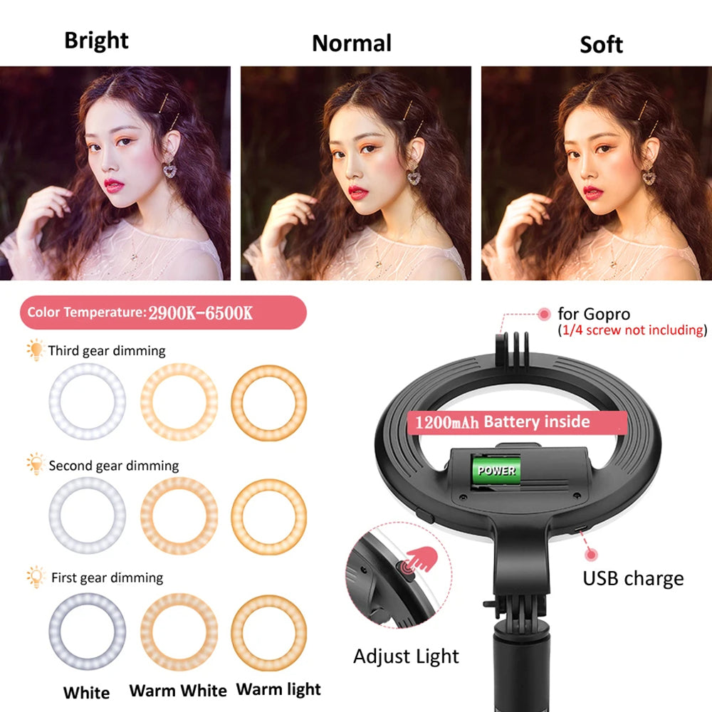 Selfie Stick Bluetooth Techsuit L07, Universale, Nero