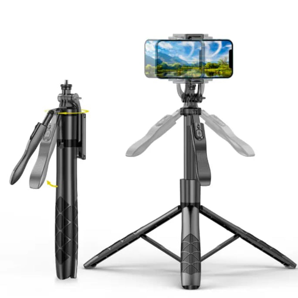 Selfie Stick Bluetooth Techsuit L16, Universale, Nero