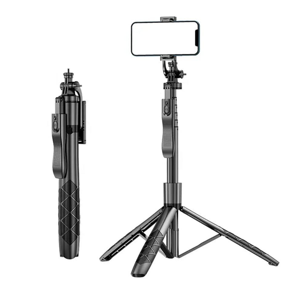 Selfie Stick Bluetooth Techsuit L16, Universale, Nero