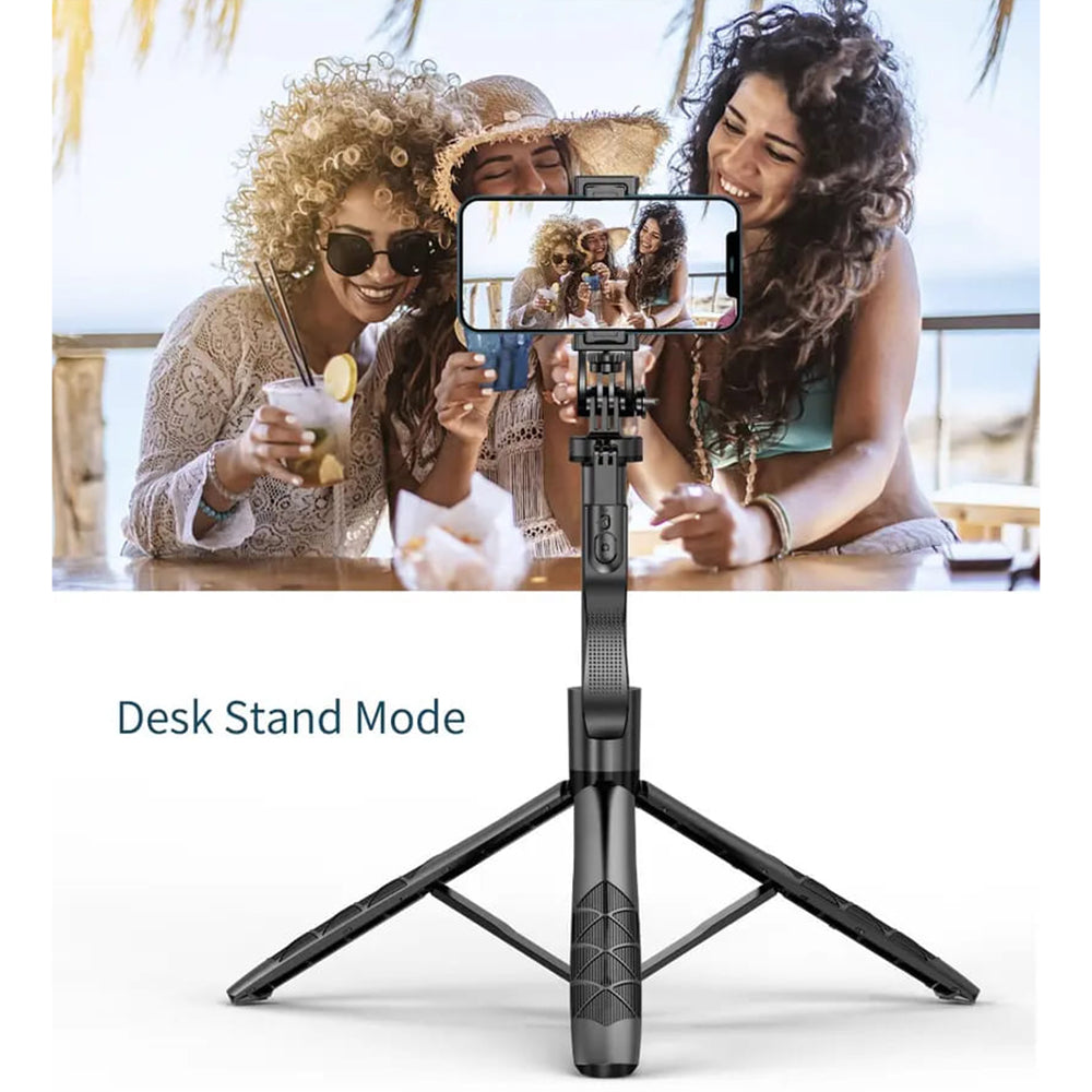 Selfie Stick Bluetooth Techsuit L16, Universale, Nero