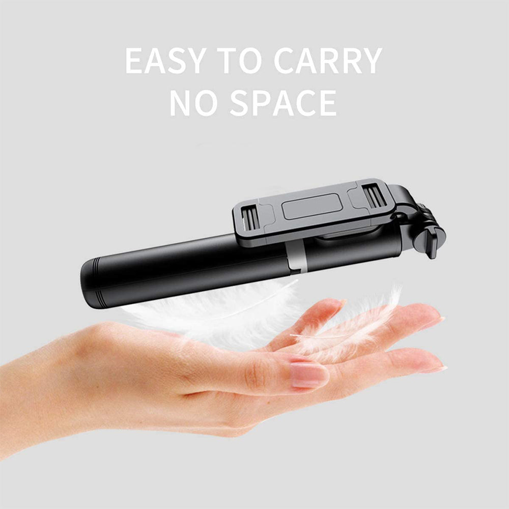 Selfie Stick Bluetooth Techsuit Q01, Universale, Bianco
