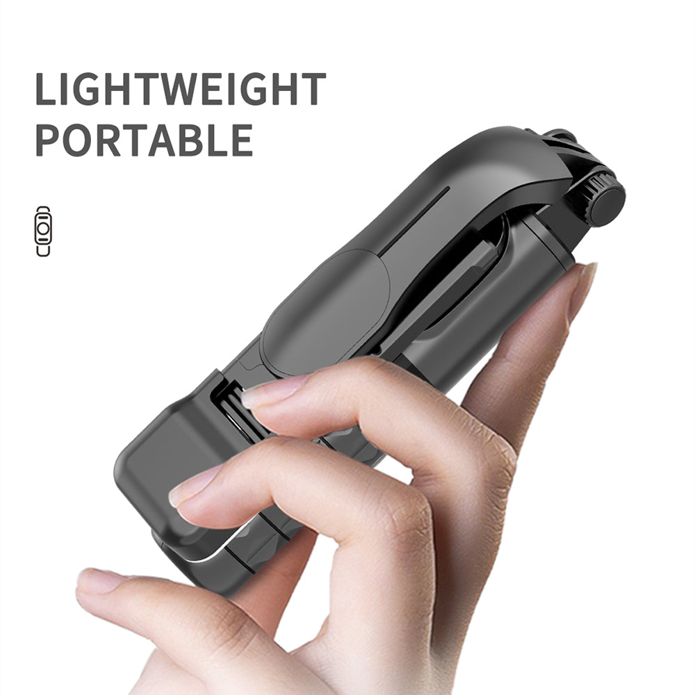 Selfie Stick Bluetooth Techsuit Q11, Universale, Nero