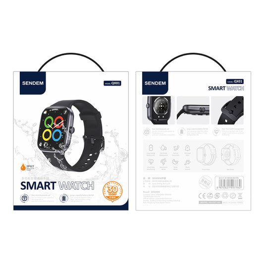 Smartwatch Sendem QX01, nero