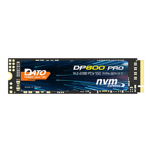 Solid State Drive (SSD) Dato DP800 Pro, NVME M.2 2280, PCIe, 4TB, Nero DP800PSSD-4TB
