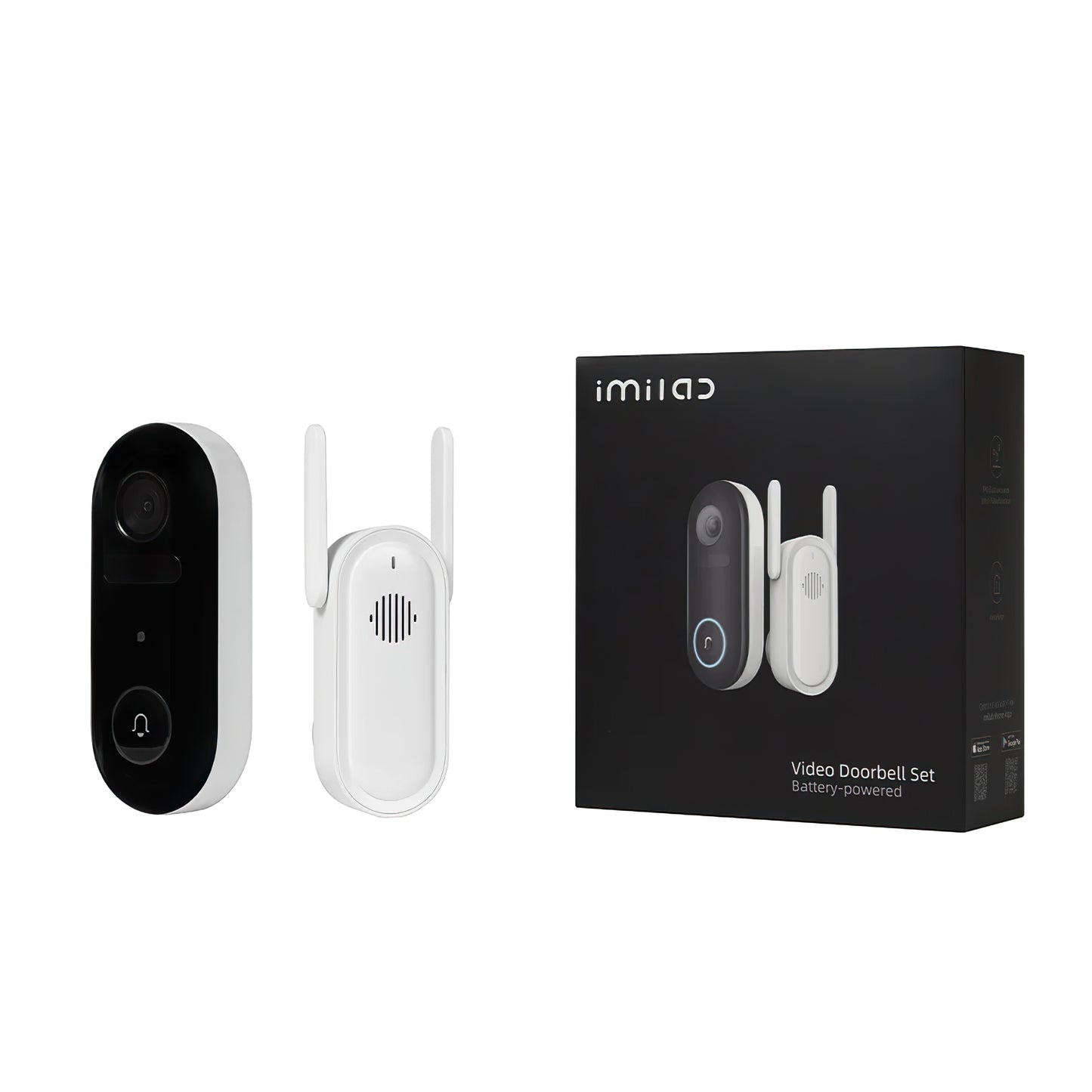 Campanello iMILAB, Wi-Fi, 2.5K CMSXJ33A + CMSXJ33B