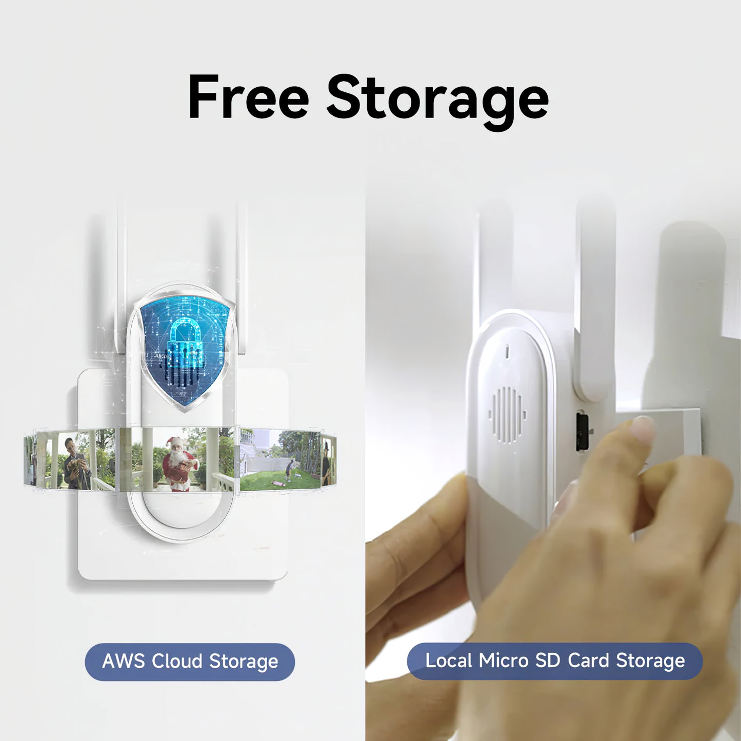 Campanello iMILAB, Wi-Fi, 2.5K CMSXJ33A + CMSXJ33B