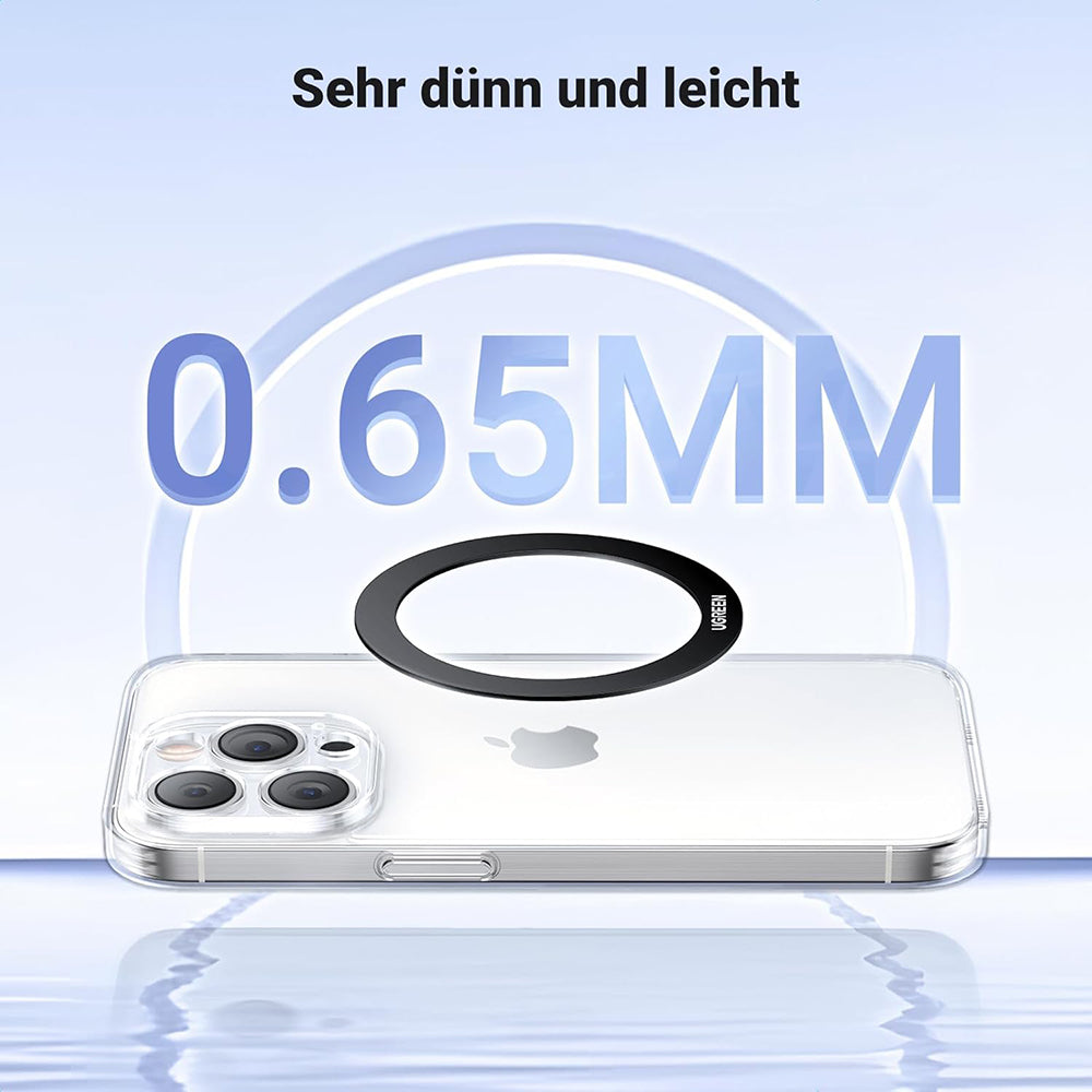 Sticker Metalico UGREEN LP428 (25766), Set 2 pezzi, Nero