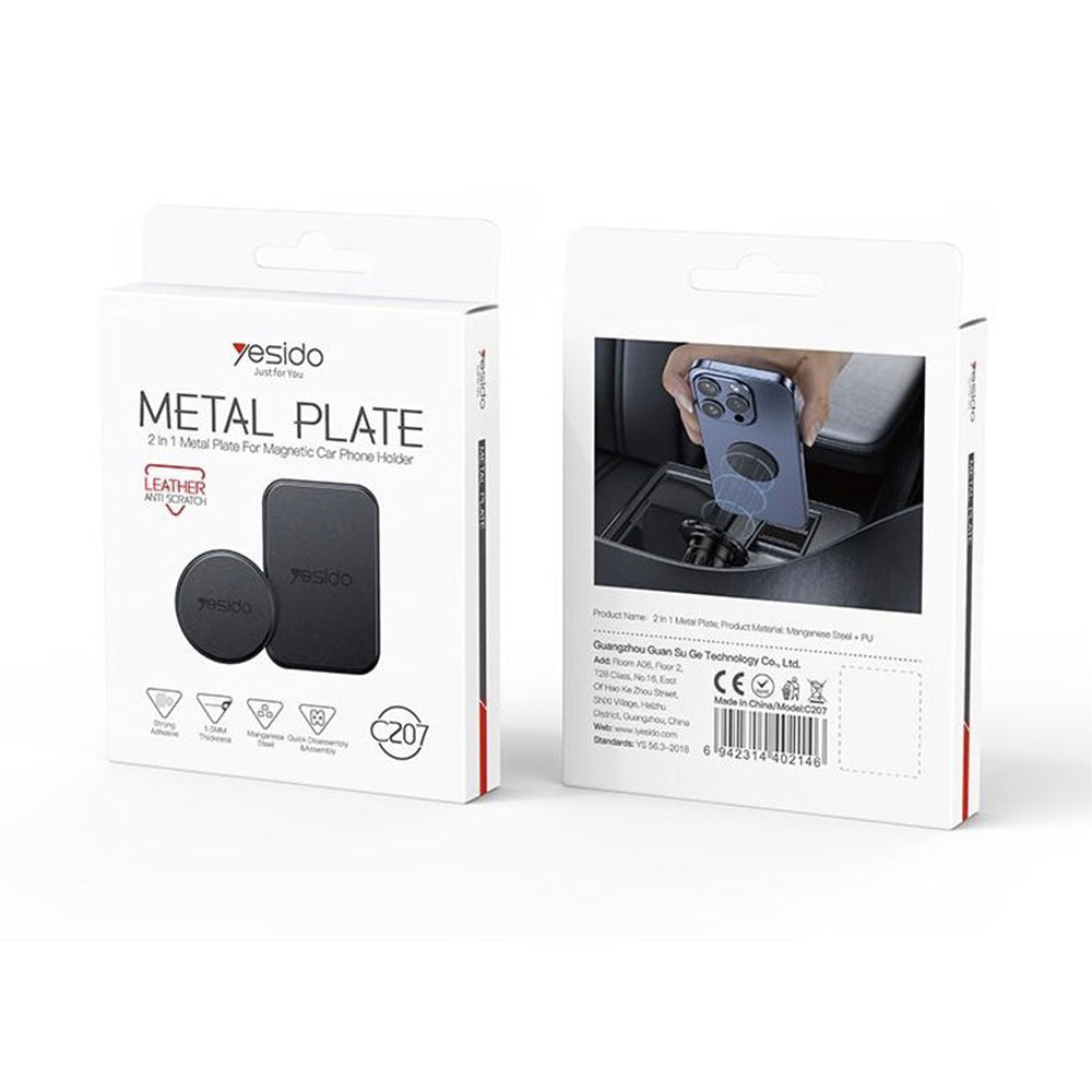 Adesivo Metallico Yesido C207 2in1, Nero