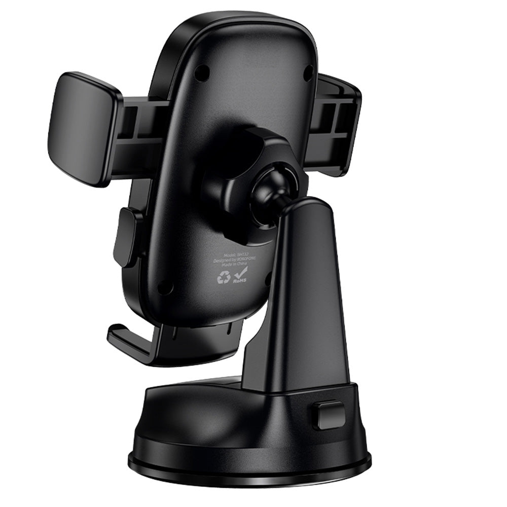 Supporto Auto Borofone BH132 Follower, 4.5 pollici - 7 pollici, Nero