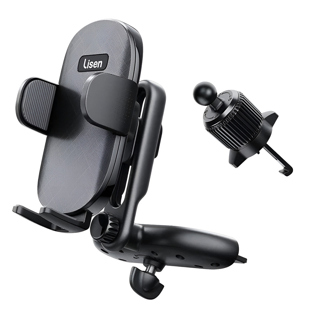 Supporto Auto Lisen 2in1, 4.7inch - 7.2inch, Nero YL0222040016