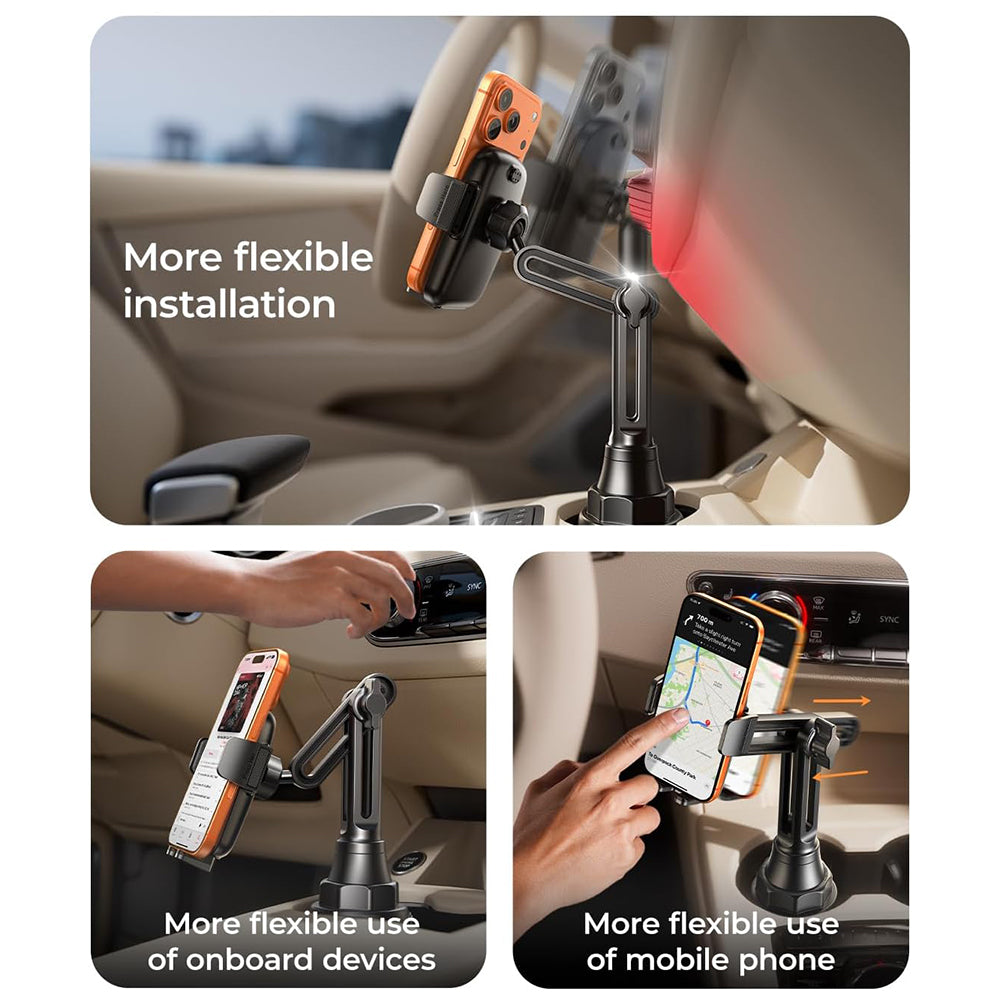 Supporto Auto Lisen per Telefono, 4.7inch - 7inch, Nero YL0223070048