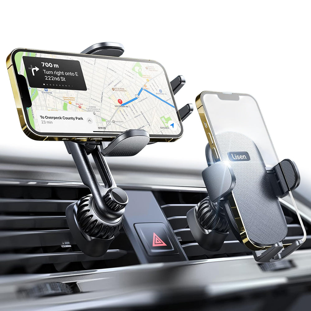 Lisen Car Holder, 4.7inch - 7.2inch, Black YL0222060011