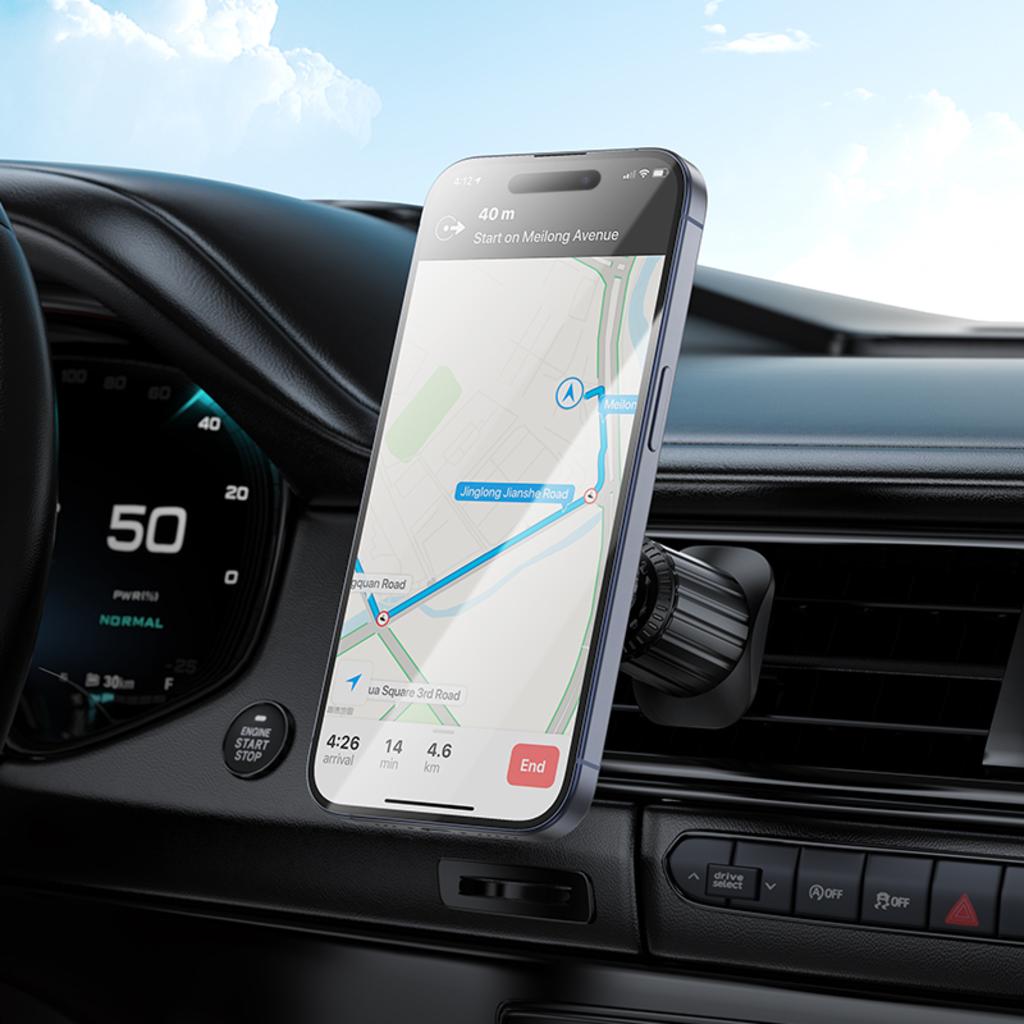 Supporto Auto Magnetico Borofone BH122 Profit, 4.5inch - 7inch, Nero