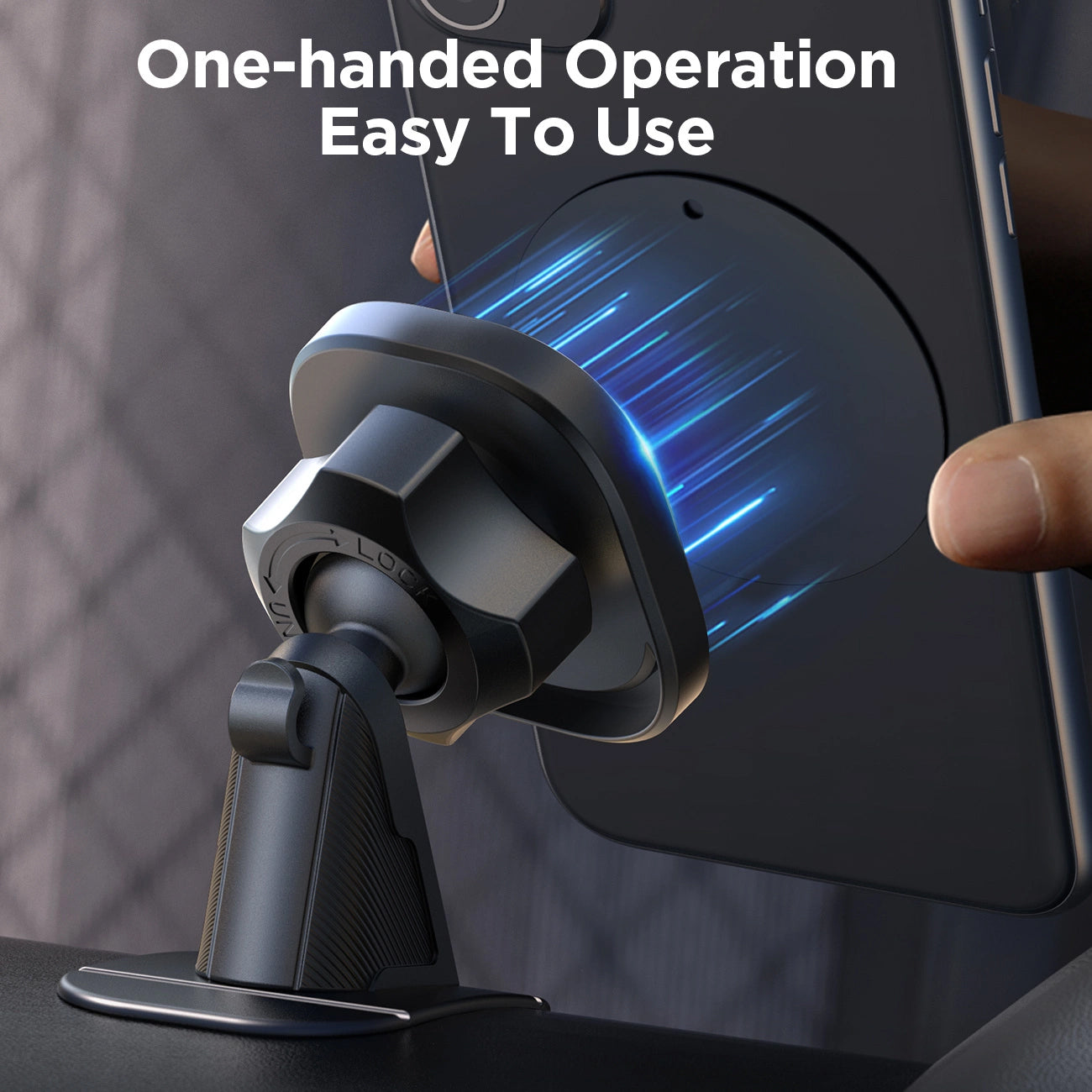 Joyroom JR-ZS400 Supporto magnetico per auto, universale, nero