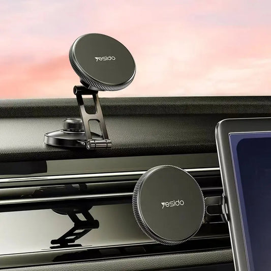 Supporto Auto Magnetico Yesido C199, Universale, Grigio