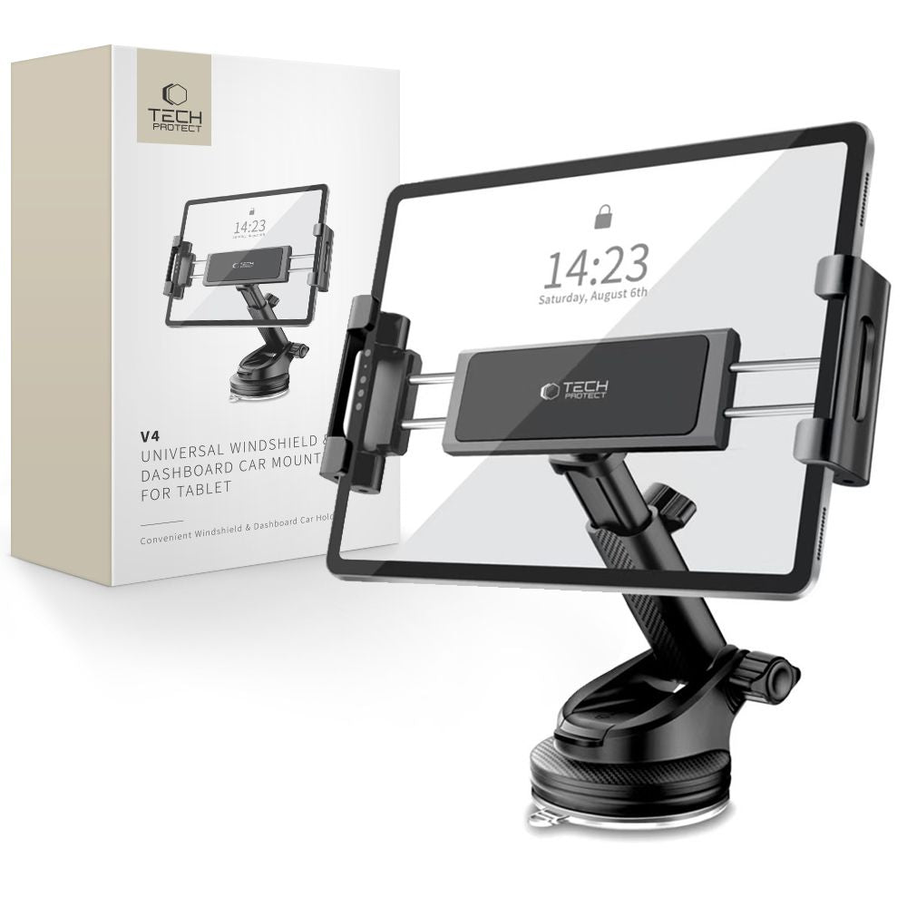 Supporto Auto Tech-Protect V4 per Tablet, 141mm - 280mm, Nero