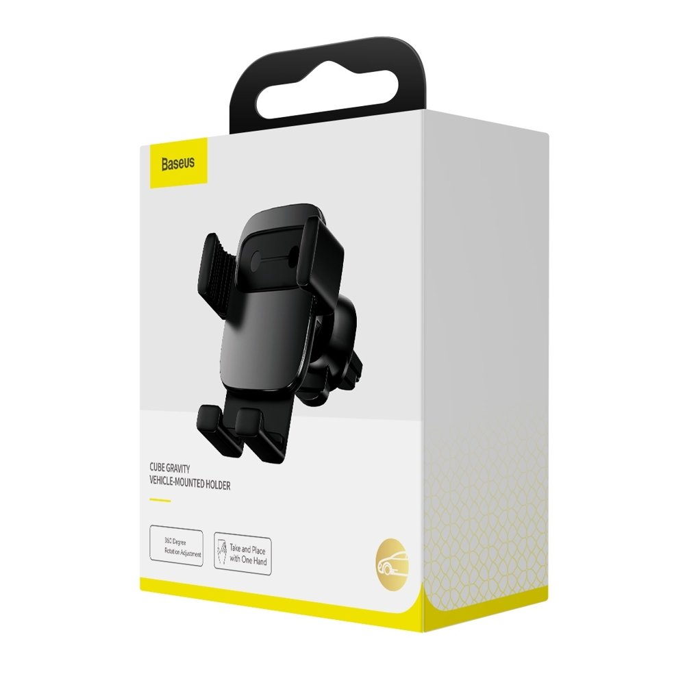 Supporto Auto Baseus Cube, 4.7inch - 6.6inch, Nero SUYL-FK01