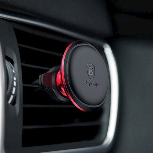Baseus Air Vent Magnetic Car Holder, Universal, Red SUGX-A09