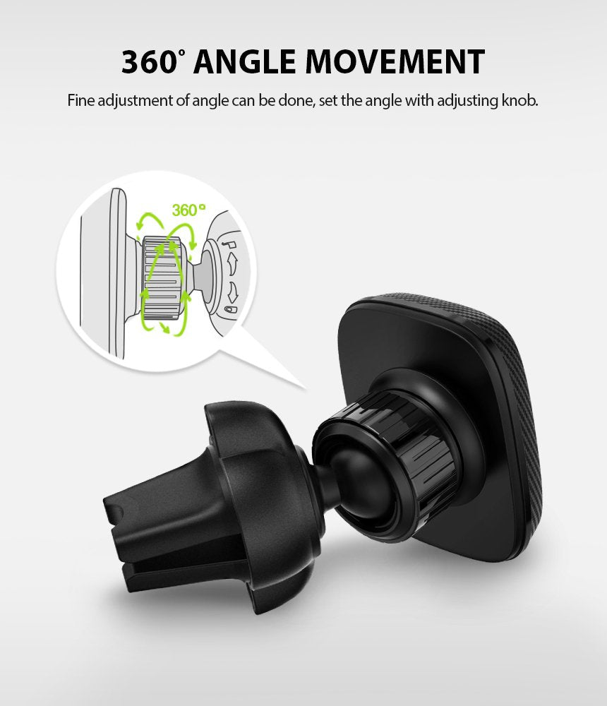 Supporto Auto Magnetico Ringke Power Clip, Universale, Nero