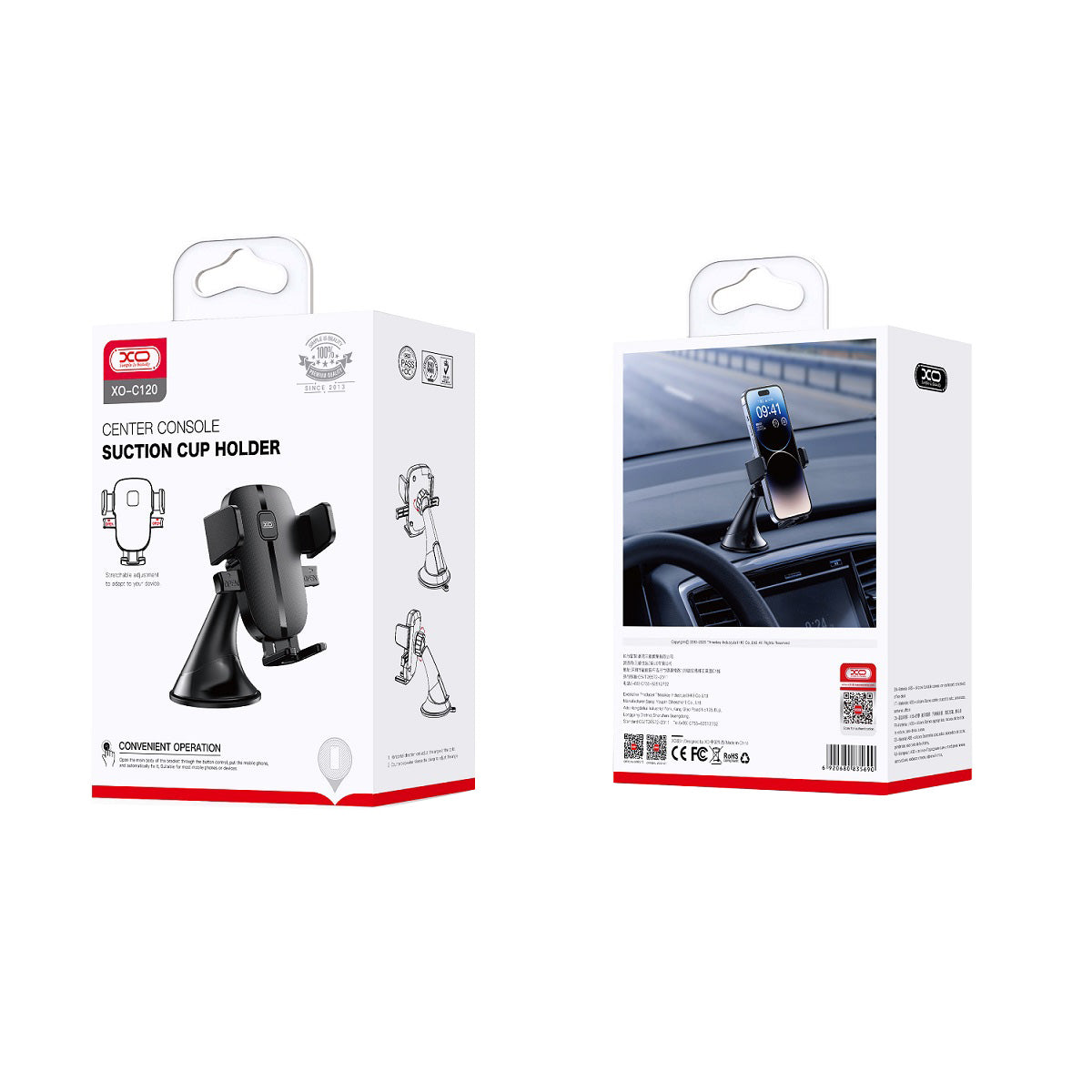 Supporto Auto XO Design C120, Universale, Nero