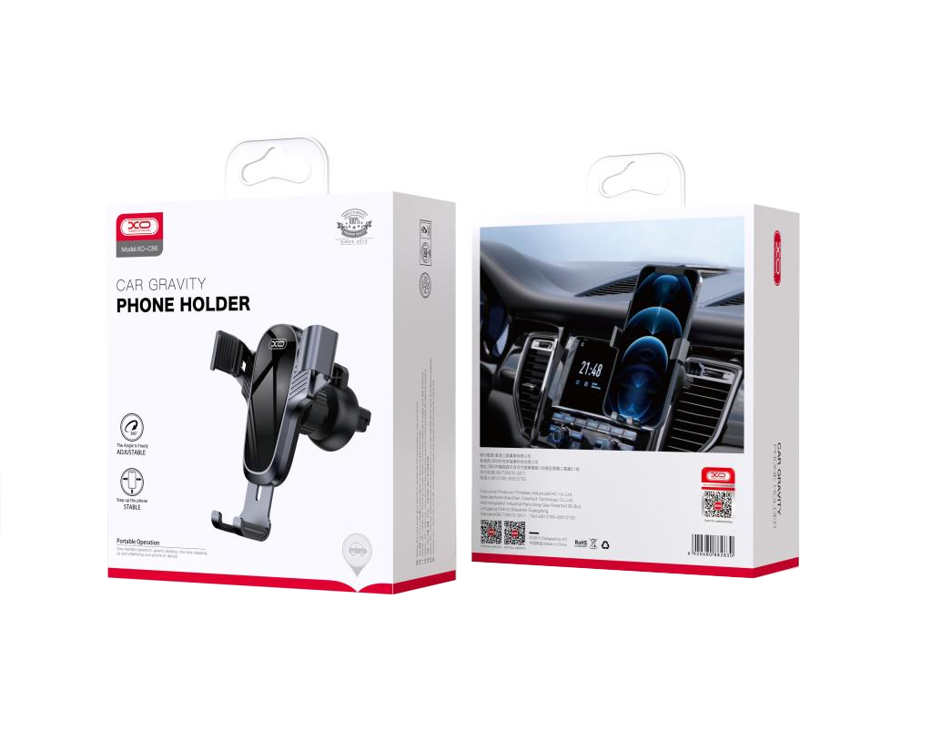 Supporto Auto XO Design C86, 4.5inch - 7inch, Nero
