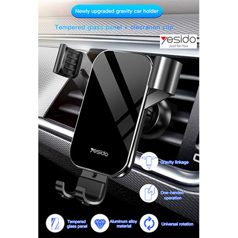 Yesido C87 Universal Car Holder, Black