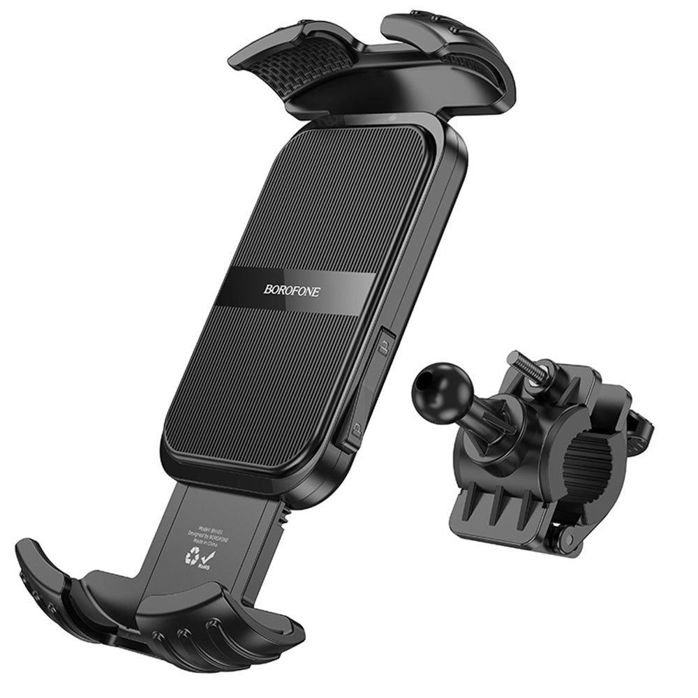 Supporto Bicicletta Motocicletta Borofone BH105 Basalt, 4.7inch - 7inch, Nero