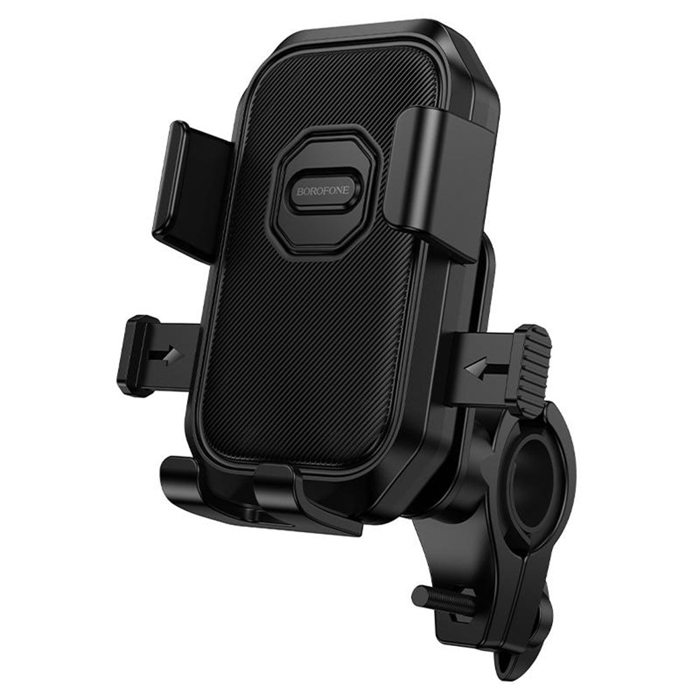 Borofone BH141 Camino Bicycle Motorcycle Mount, 6inch - 7inch, Black