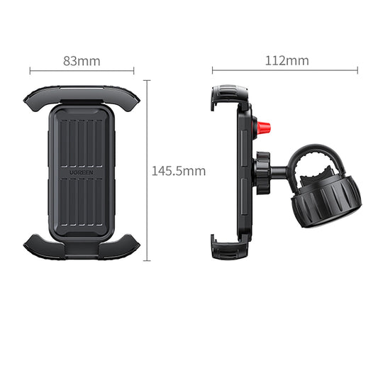 Supporto per Bicicletta UGREEN LP494, 4.7inch - 6.8inch, Nero