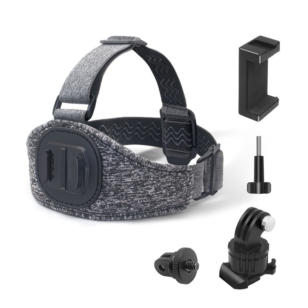 Supporto per Testa Camera Sport Techsuit JX-003 per Serie GoPro, Grigio