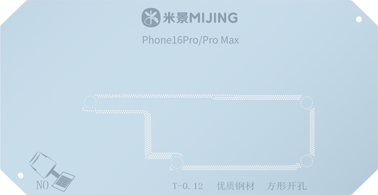 Supporto di Lavoro Reballing Mijing Z20 per Apple iPhone 16 Series
