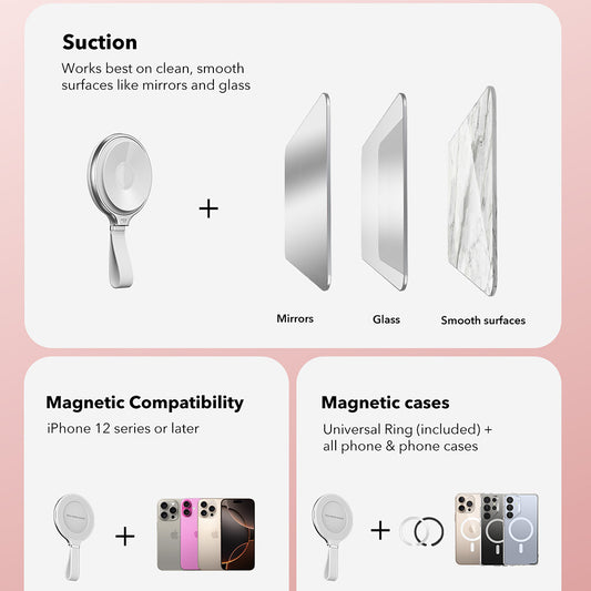 Supporto Anello ESR HaloLock, Bianco