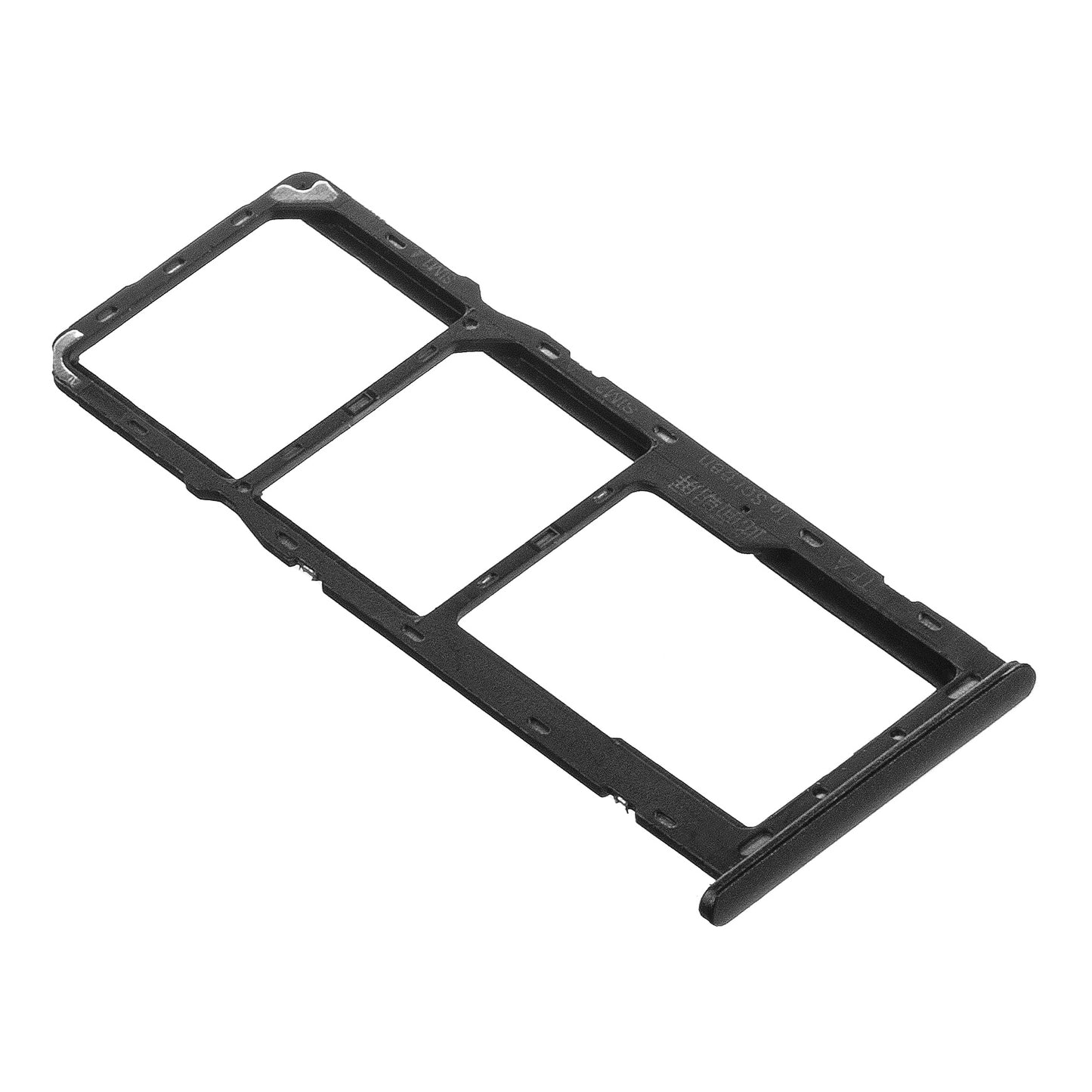 SIM Card Holder Samsung Galaxy A20s A207, Dual SIM, Black