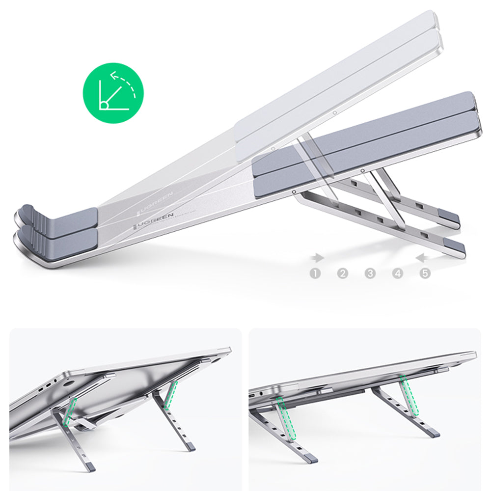 Supporto UGREEN LP451 per Laptop max. 17.3 pollici, Argento
