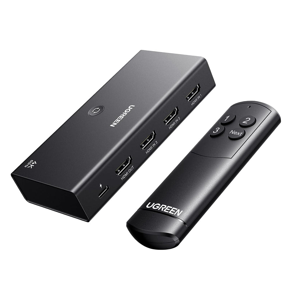 Switch Video HDMI UGREEN AW504 (55857), Nero