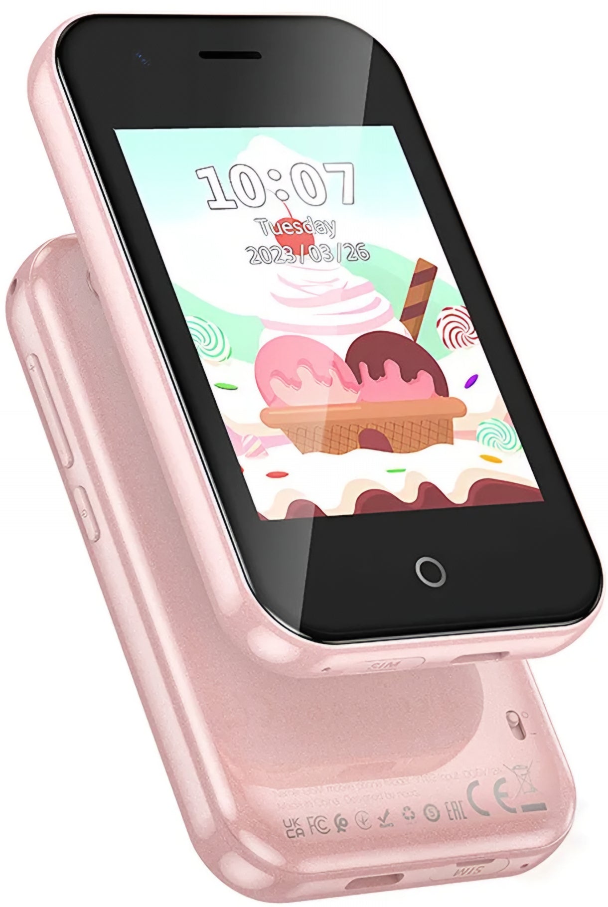 Telefono Cellulare HOCO Y102 Kids, 2G, Display 2.8 pollici, Rosa