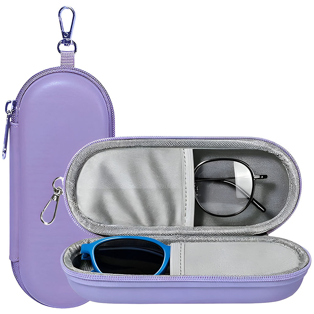 Custodia per Occhiali Techsuit ETJ3, 165mm x 65mm x 40mm, Viola