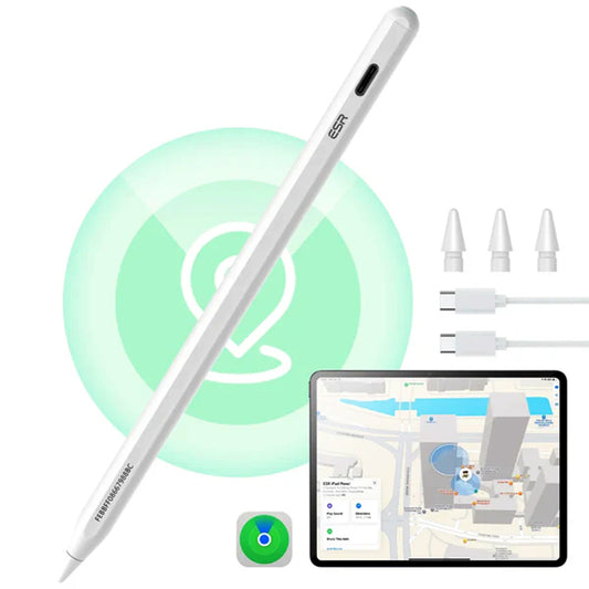 Touch Pen ESR Geo per Apple iPad, Versione Attiva, Bianco