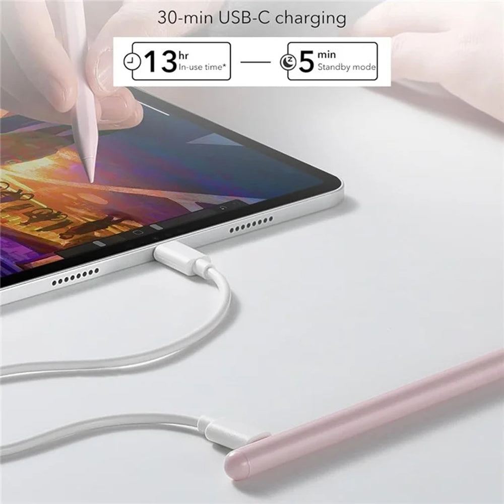 Touch Pen ESR per Apple iPad, Versione Attiva, Rosa
