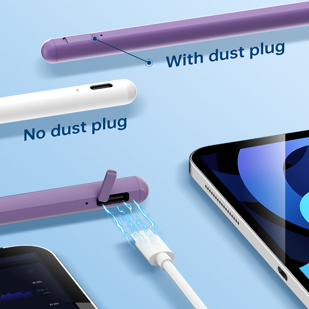 Touch Pen Techsuit AC10SH per Apple iPad, Versione Attiva, Nero