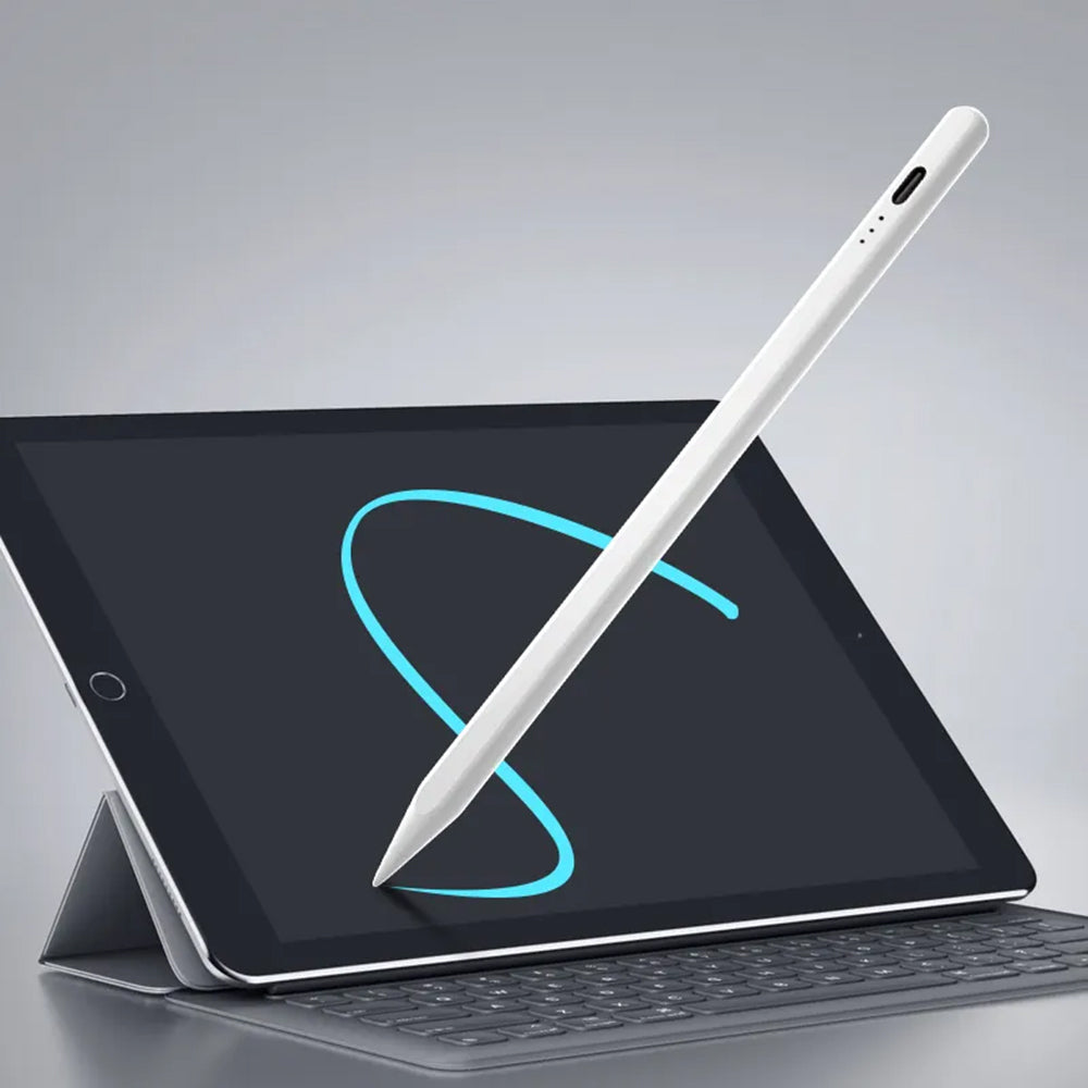 Touch Pen Techsuit JA04 per Apple iPad, Versione Attiva, Bianco