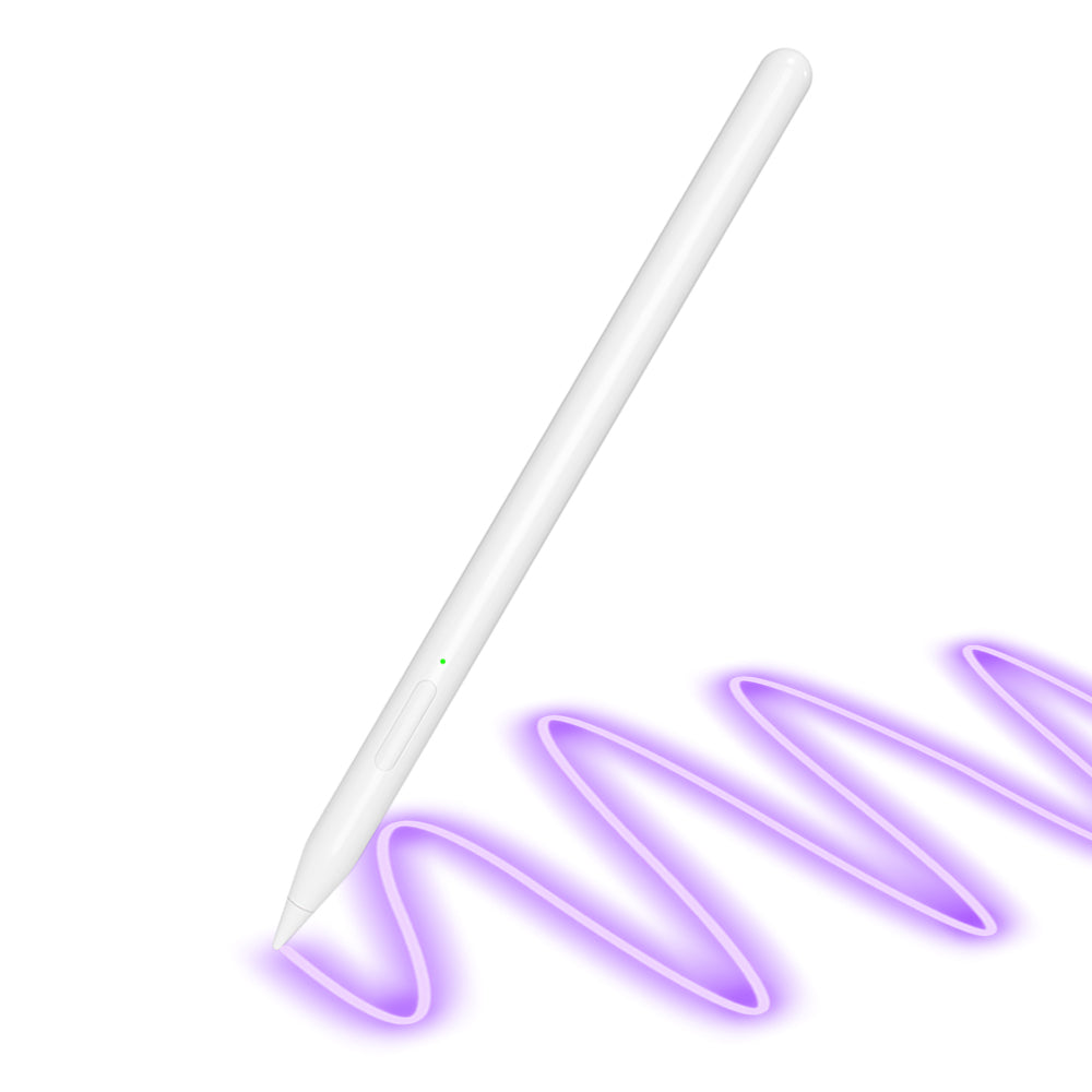 Touch Pen Techsuit V15 per Apple iPad, Versione Attiva, Bianco