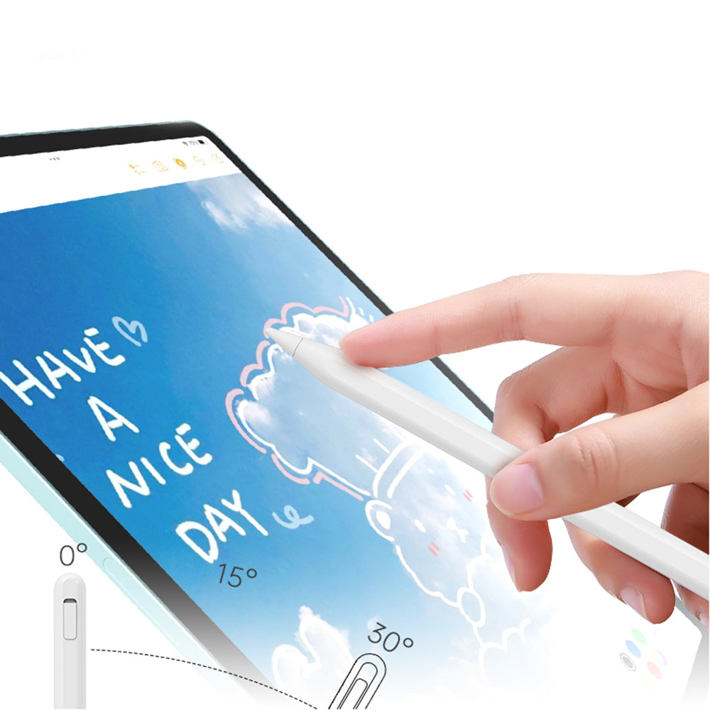 Touch Pen Techsuit V15 per Apple iPad, Versione Attiva, Bianco