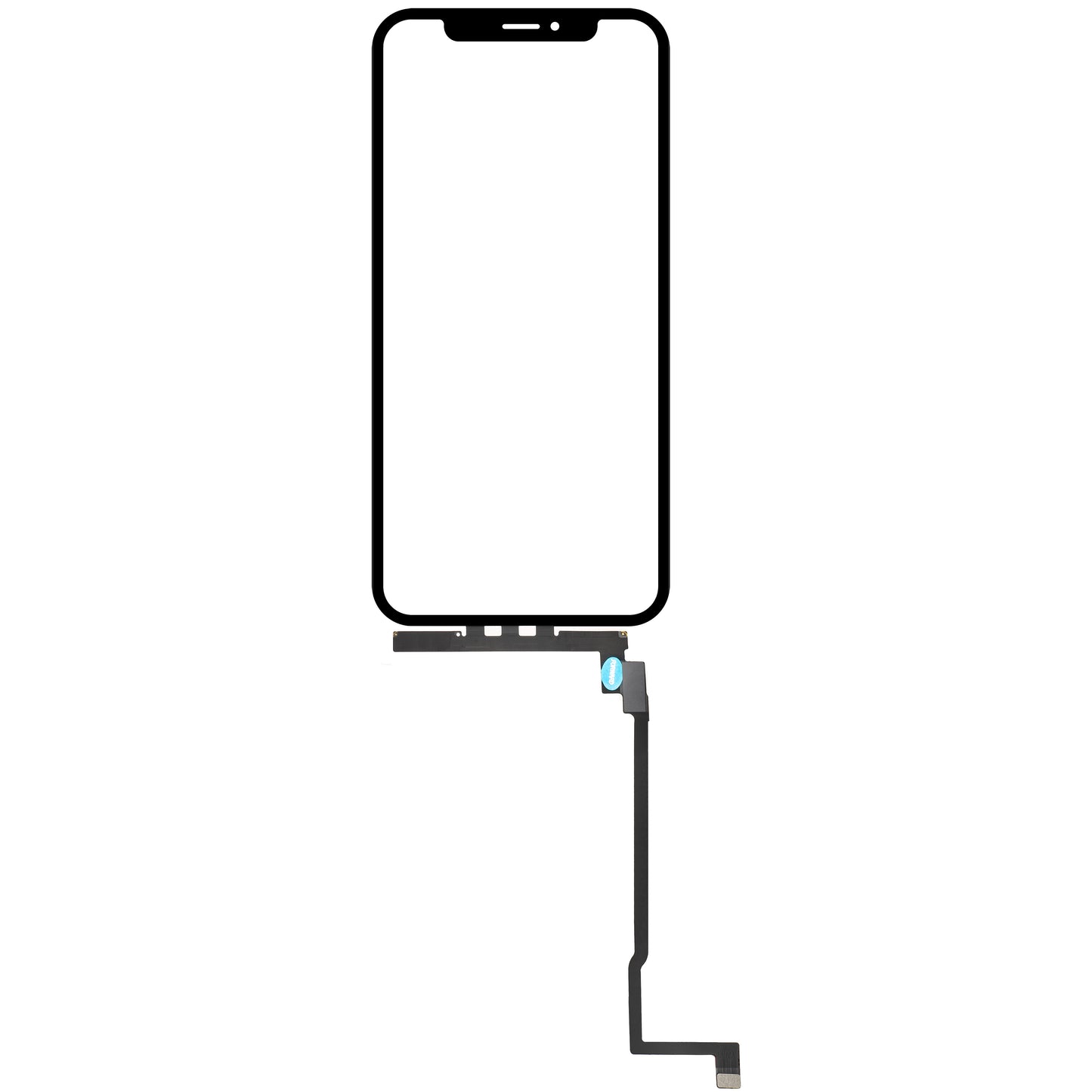 Touchscreen Forward Guard OCA per Apple iPhone 11 Pro Max, Versione IC, Nero