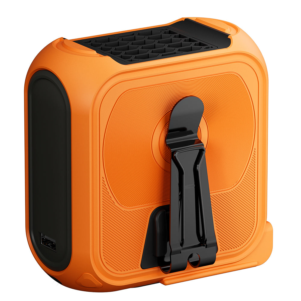 Ventilatore Portatile Techsuit Z13 con batteria esterna 10000mAh, Arancione