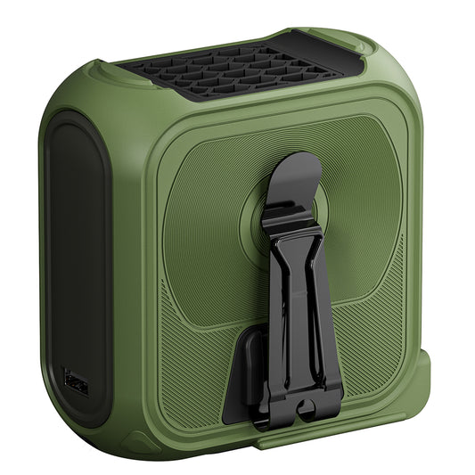 Ventilatore Portatile Techsuit Z13 con batteria esterna 10000mAh, Verde