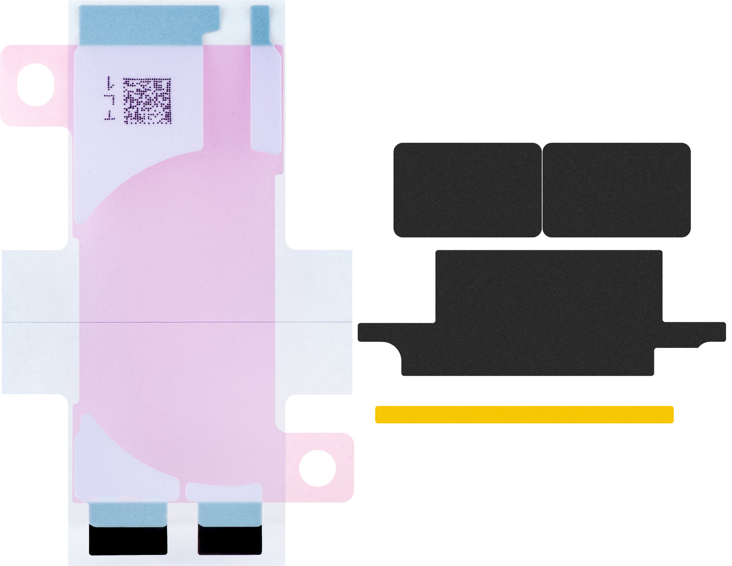 Batteria per Apple iPhone 12 mini con integrazione BMS Flex Band (non è necessario saldare i contatti) 