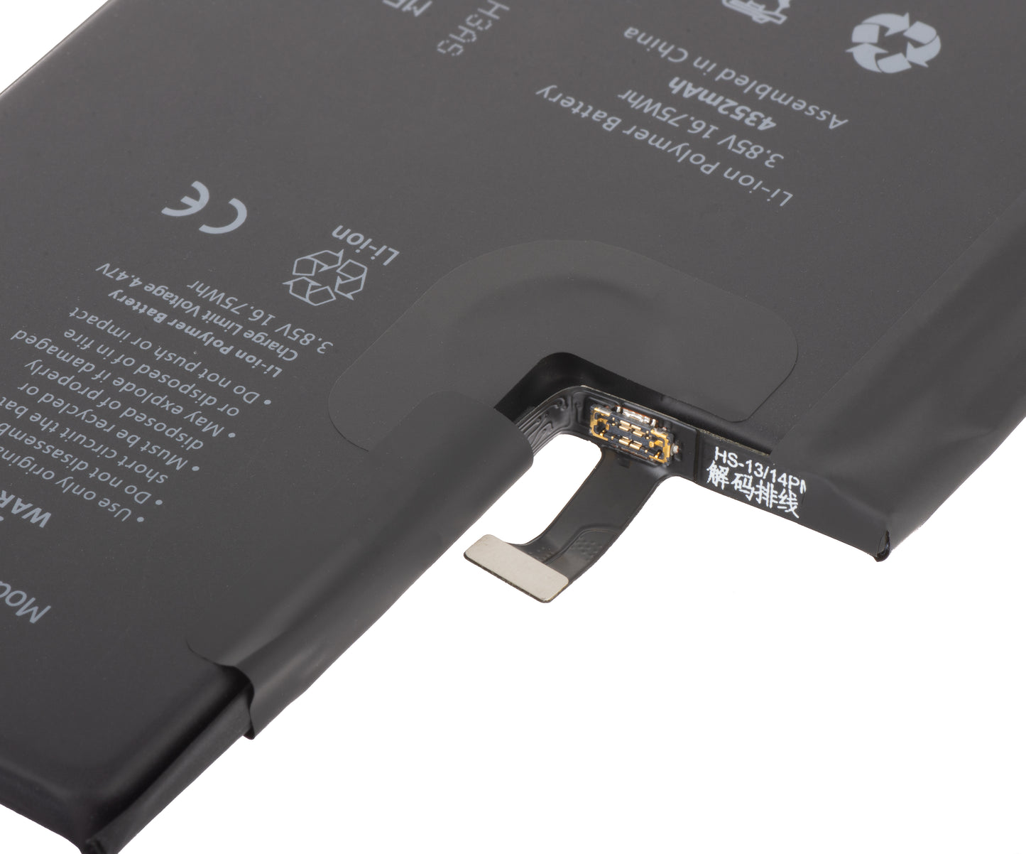 Batteria per Apple iPhone 13 Pro Max con integrazione BMS Flex Band (non è necessaria la saldatura a contatto) 