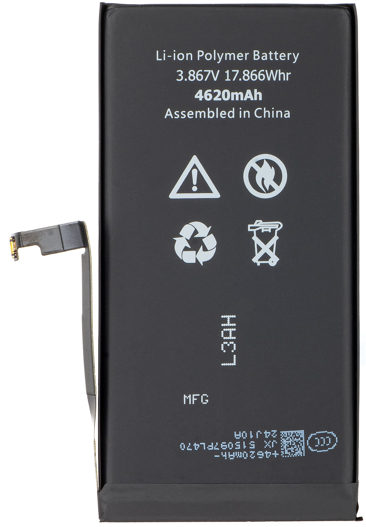 Batteria Apple iPhone 15 Plus, Alta Capacità
