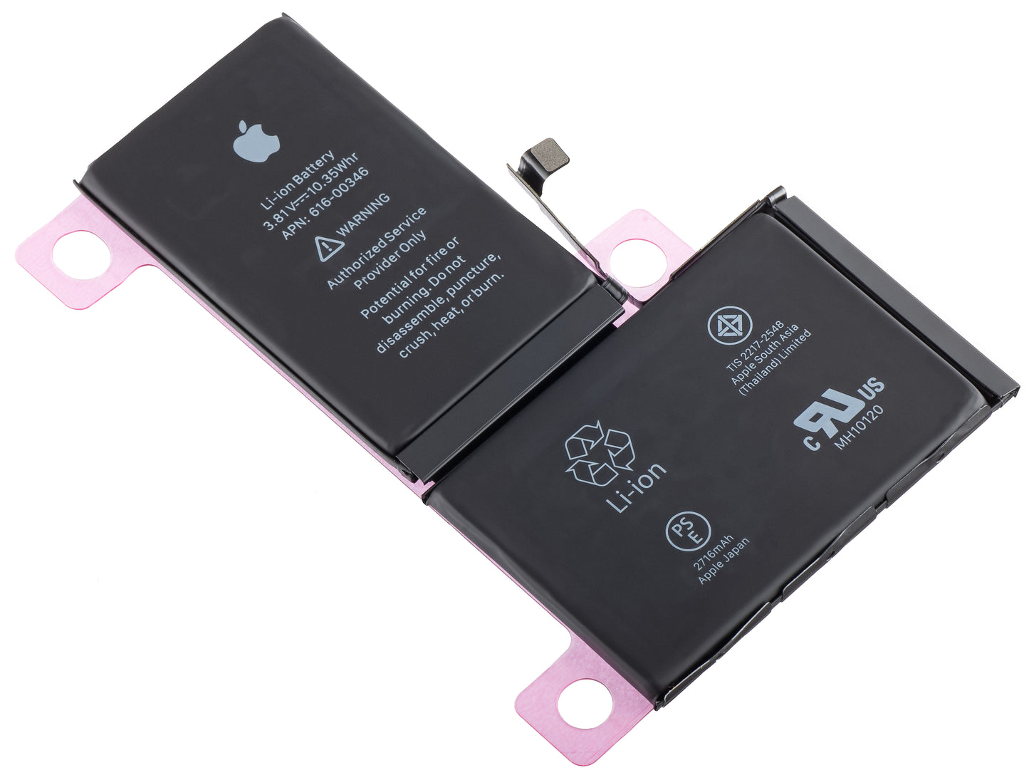 Batteria Apple iPhone X, Service Pack 616-00346 